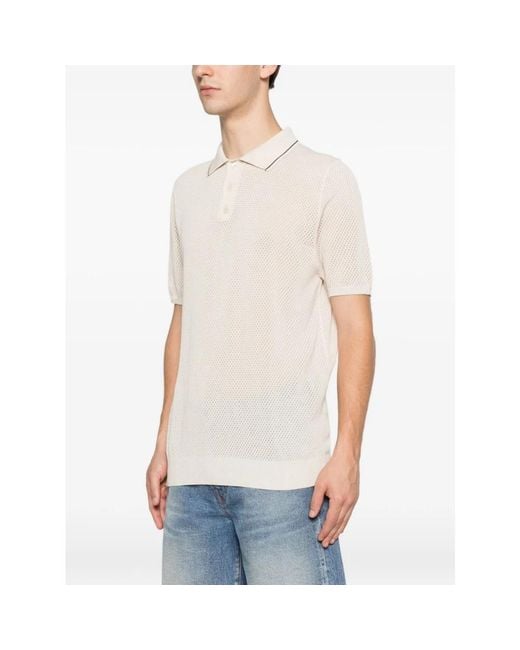 Amaranto White Polo Shirts for men