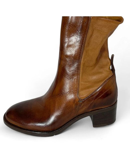 LEMARGO Brown Heeled Boots