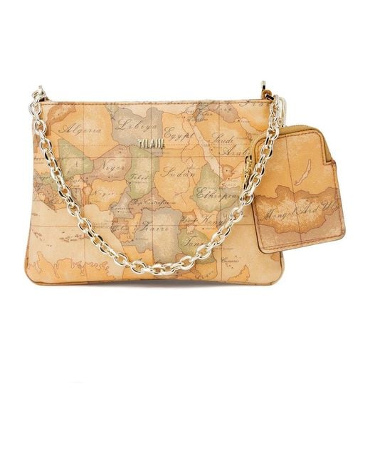 Alviero Martini 1A Classe Natural Schultertasche leder synthetik mix