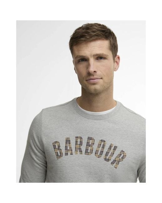 Barbour Gray Sweatshirts for men