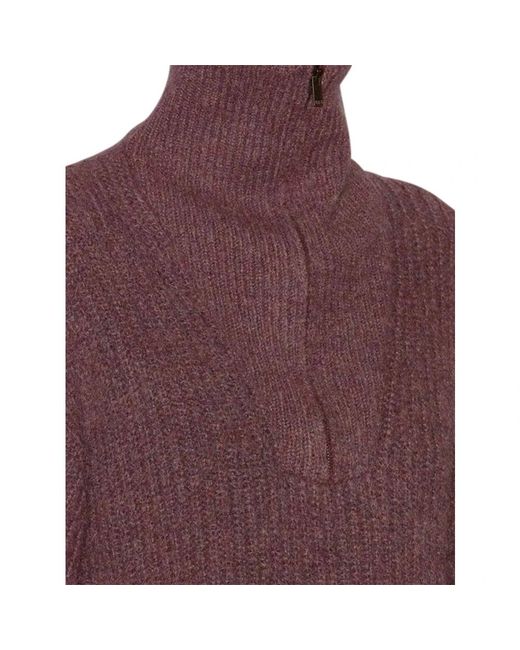 Isabel Marant Purple Turtlenecks