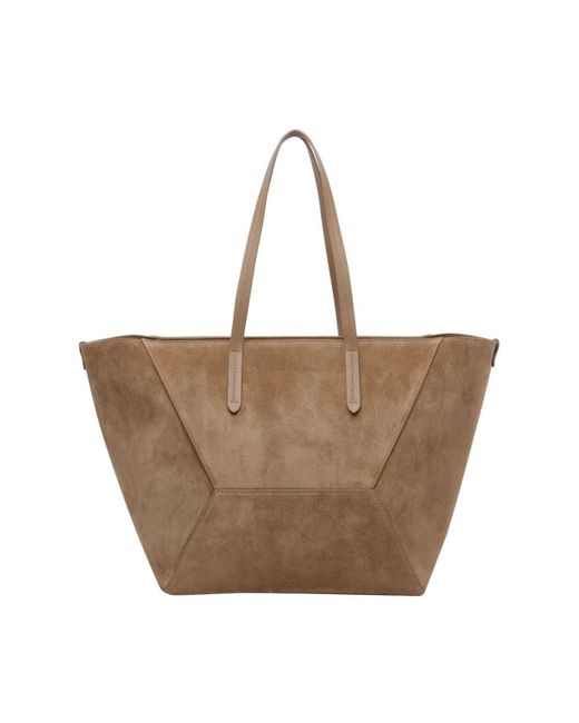 Brunello Cucinelli Brown Einkaufstasche
