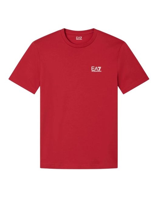 EA7 Red T-Shirts for men