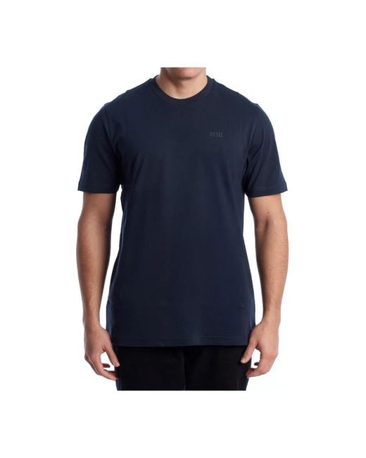 DIESEL Blue T-Shirts for men