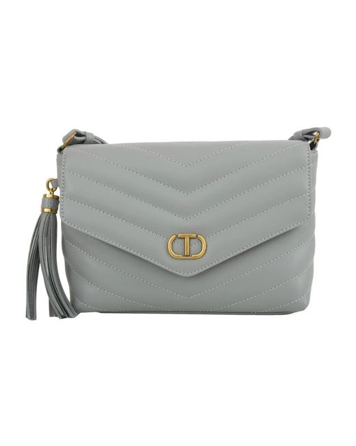 Twinset Cross Body Bags in Grey Lyst UK