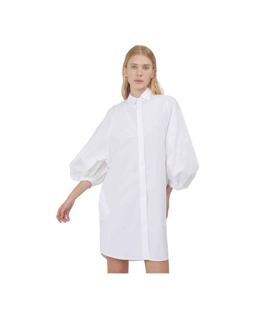 Shirt dresses Silvian Heach en coloris White
