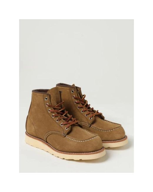 Red Wing Brown Lace-Up Boots for men