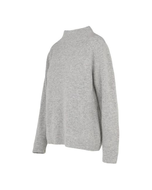 Bomboogie Volcano Neck Sweater in het Gray