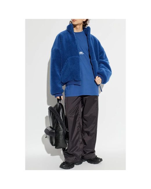 Balenciaga Gray Wide Trousers for men