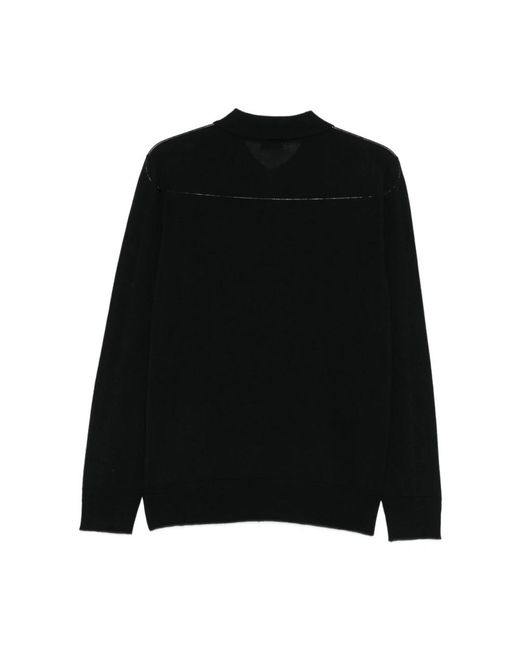 Barena Black Round-Neck Knitwear for men