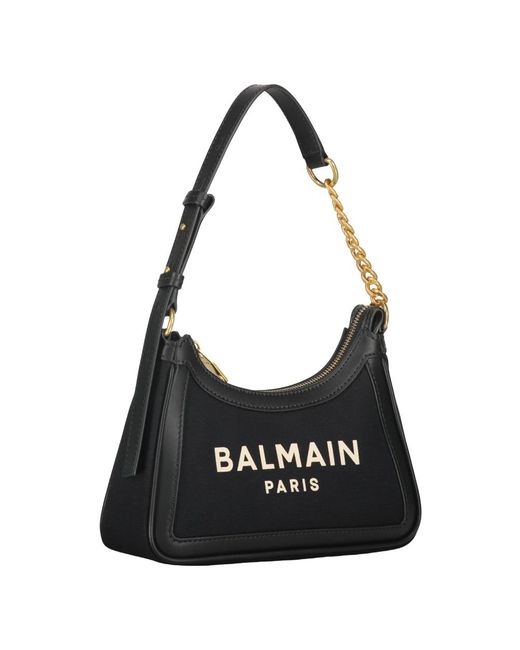Balmain Black Shoulder Bags