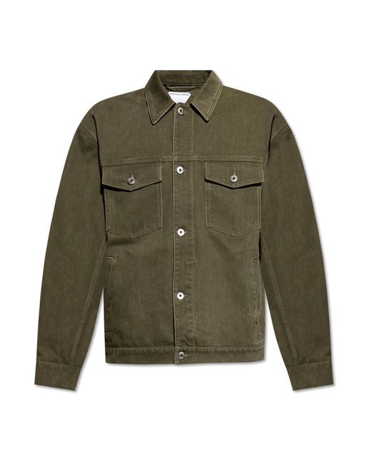 Denim Jackets Bottega Veneta de hombre de color Green