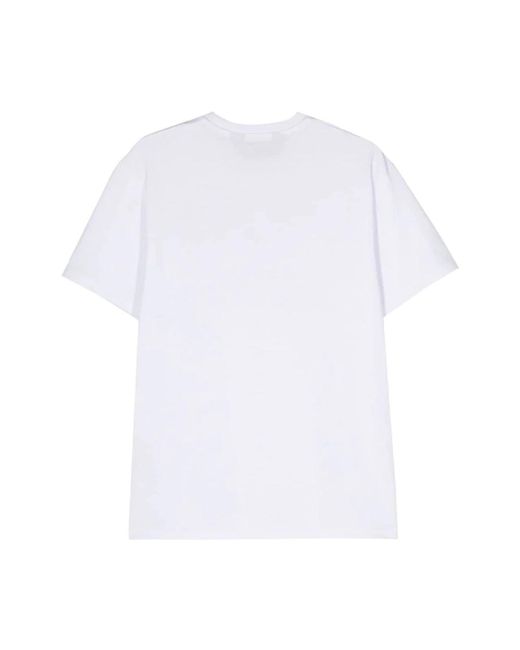 Just Cavalli Weiße grafikdruck t-shirts und polos in White für Herren