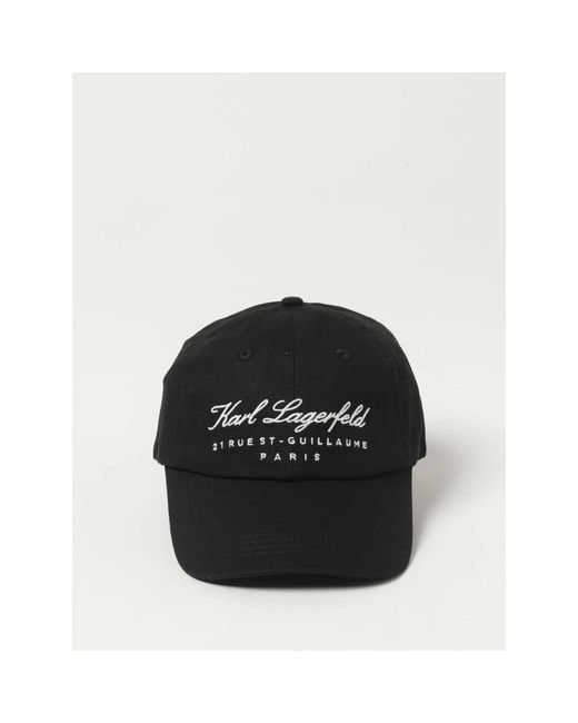 Karl Lagerfeld Black Hats & Caps for men