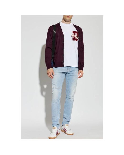 Cardigans di DSquared² in Purple da Uomo