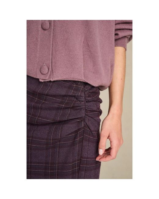 Cardigans March23 en coloris Purple