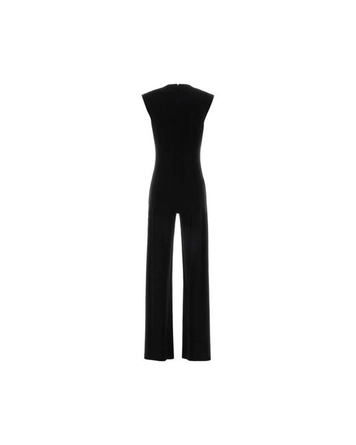 Norma Kamali Jersey Jumpsuit in het Black