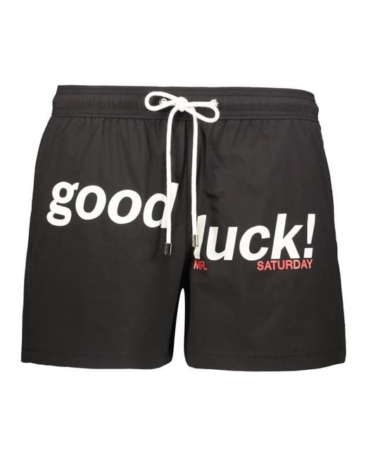 Mr. Saturday Black Beachwear for men