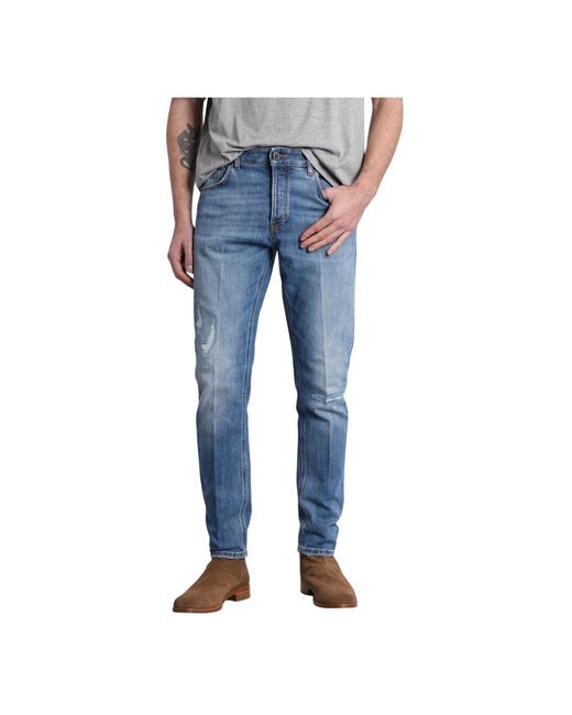 PT Torino Blue Slim-Fit Jeans for men