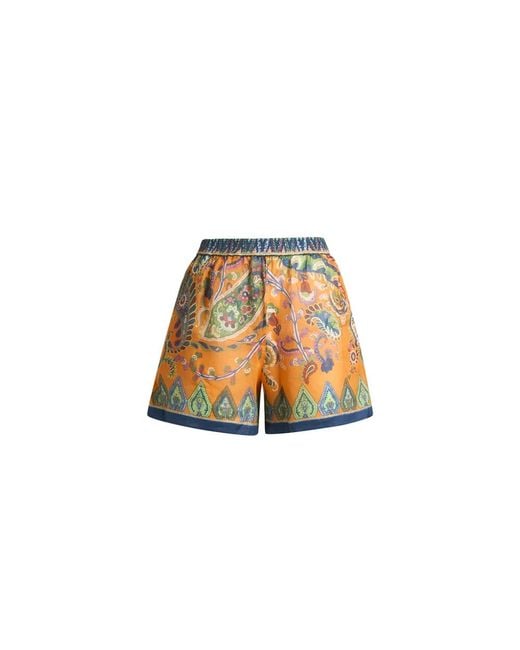 Etro Multicolor Casual Shorts