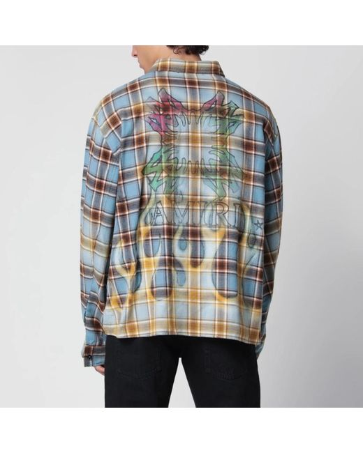 Amiri Blue Casual Shirts for men