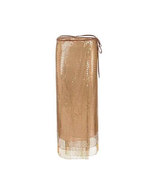 Roberto Cavalli Natural Midi Skirts