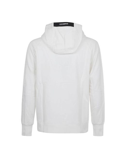 C P Company White Zip-Throughs for men