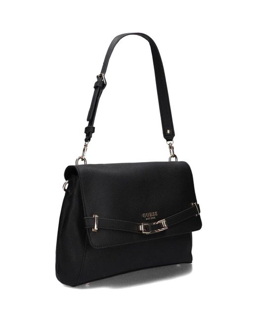 Guess Black Elegante Sulvye Flap Schultertasche