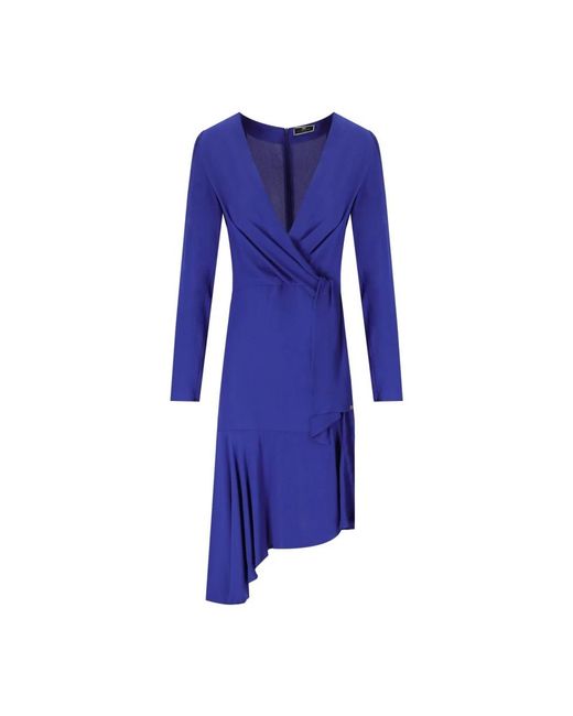 Elisabetta Franchi Blue Midi Dresses