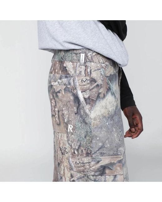 Wide Trousers Represent de hombre de color Gray