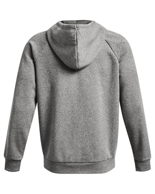 Under Armour Hoodies & Sweatvesten ,Grijs ,Katoen Rival Fleece Hoodie Full-Zip in het Gray voor heren