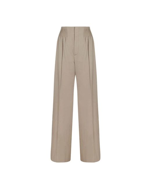 Chloé Gray Wide Trousers