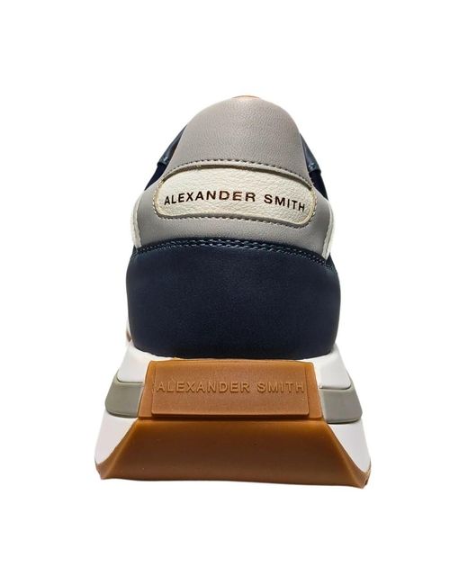 Alexander Smith Blue Sneakers for men