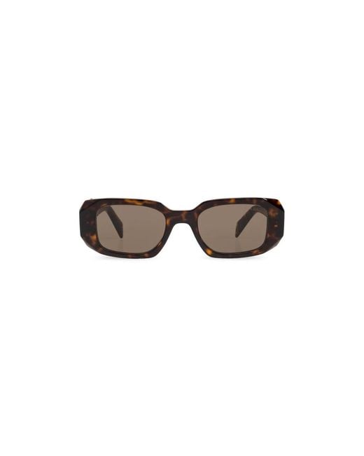 Prada 17Ws Zonnebril in het Brown