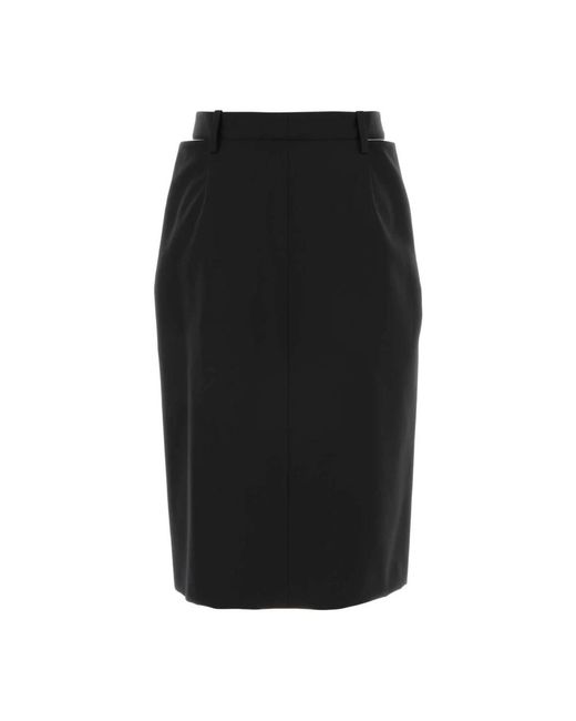 Jil Sander Black Midi Skirts