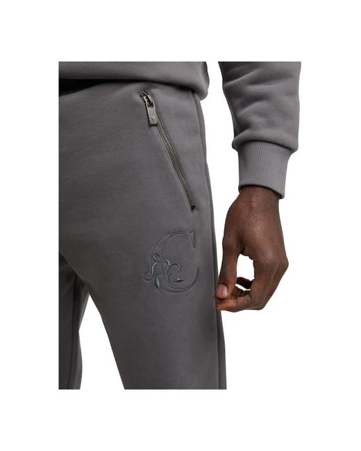 carlo colucci Gray Sweatpants for men