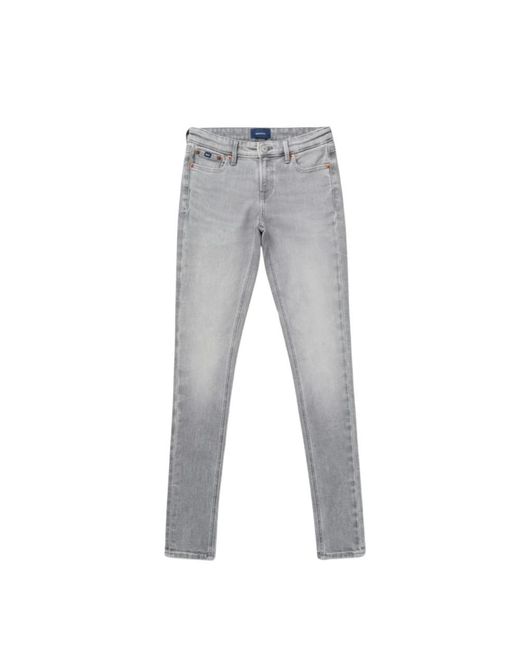 Denham Gray Slim Fit Jeans for men