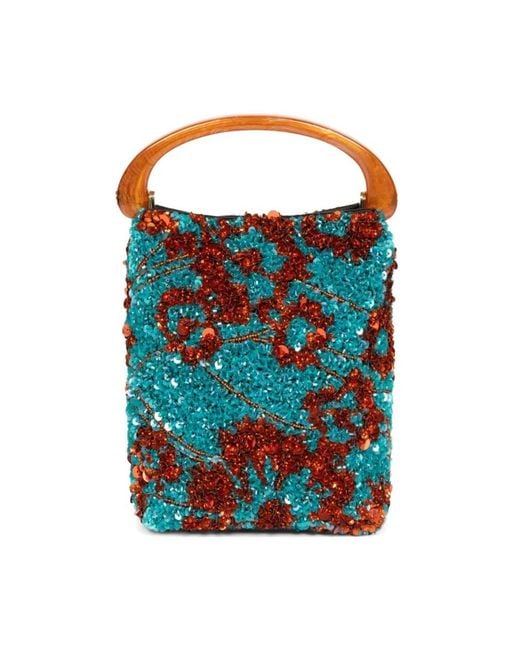 Dries Van Noten Blue Handbags