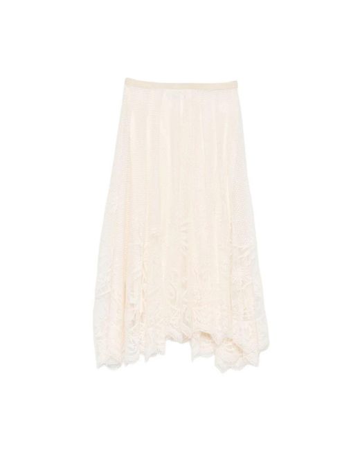 Fabiana Filippi Natural Midi Skirts