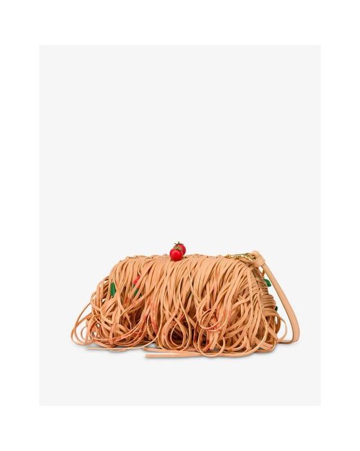 Moschino Orange Clutches