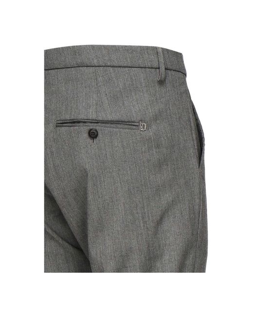 Dondup Gray Slim-Fit Trousers for men