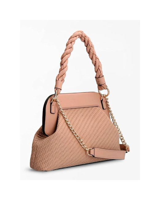 Guess Pink Handbag hassie rosewood
