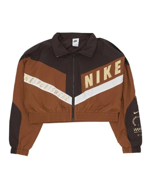 Nike Brown Light Jackets