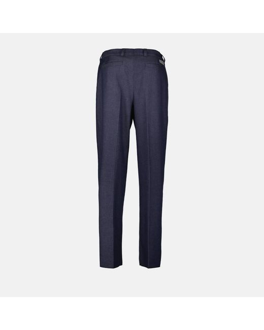 Dior Blue Suit Trousers for men