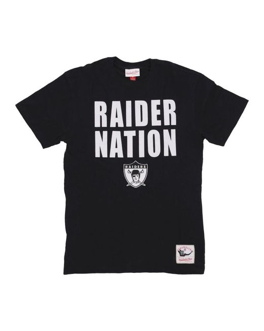 Mitchell & Ness Black T-Shirts for men