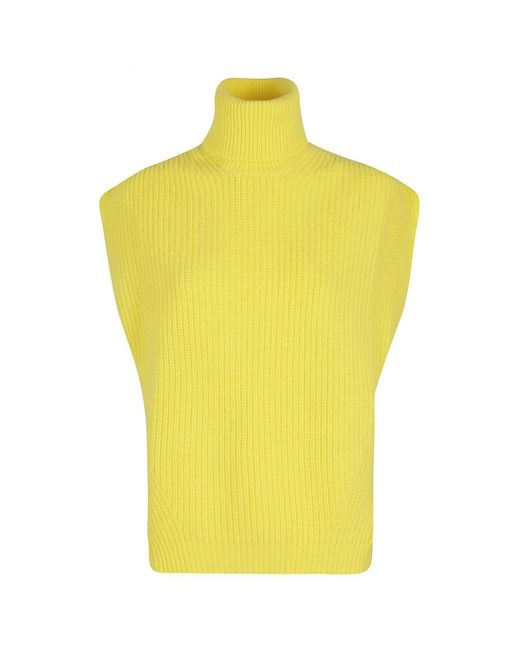 Department 5 Yellow Vintage Denim Turtleneck