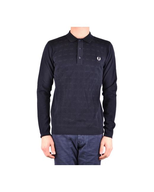 Fred Perry Blue Polo Shirts for men