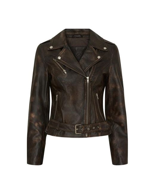 Notyz Black Leather Jackets
