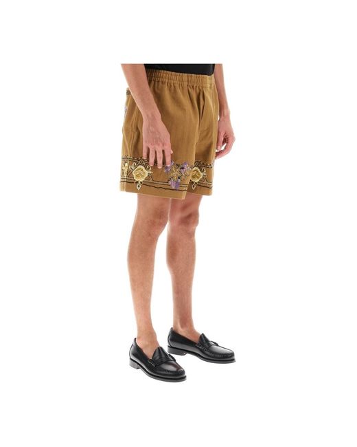 Bode Casual shorts in Brown für Herren