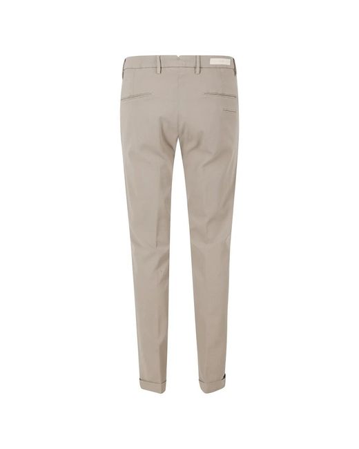 BRIGLIA Gray Suit Trousers for men